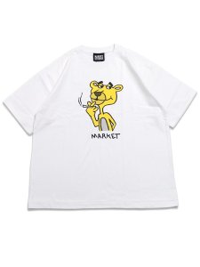 画像1: MARKET YELLOW PANTHER TEE WHITE (1)