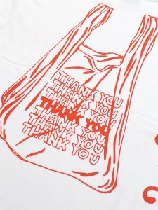 画像4: MARKET THANK YOU PLASTIC BAG TEE WHITE (4)