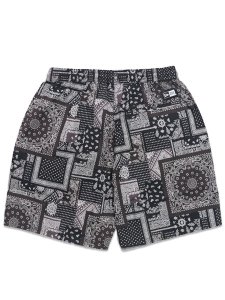 画像2: NEW ERA ORIENTAL PAISLEY EASY SHORTS BLACK (2)
