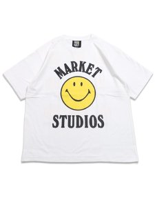 画像1: MARKET SMILEY MOOD TEE WHITE (1)