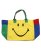 画像1: 【送料無料】MARKET SMILEY COLORBLOCK TOTE BAG MULTI (1)