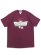 画像1: RECOGNIZE DONUT HOLE TEE BURGUNDY (1)