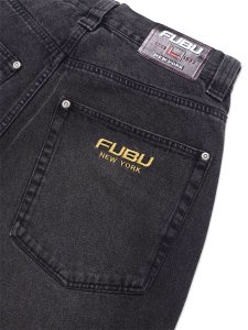 画像5: 【送料無料】FUBU DENIM BUGGY SHORTS BLACK (5)