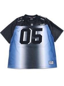 画像1: 【送料無料】FUBU OG GRADATION GAME SHIRTS BLACK (1)
