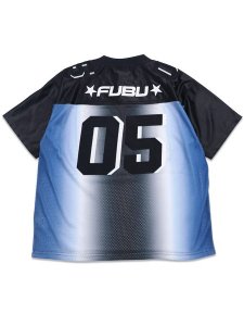 画像2: 【送料無料】FUBU OG GRADATION GAME SHIRTS BLACK (2)