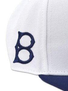 画像8: NIKE COOPERSTOWN DF PRO STRUCTURED SQUARE BILL CAP BKD WH/LBL (8)