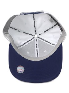 画像6: NIKE COOPERSTOWN DF PRO STRUCTURED SQUARE BILL CAP BKD WH/LBL (6)