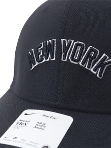 画像6: NIKE DRI-FIT RISE STRUCTURED SWOOSH FLEX CAP YANKEES PITCH BLUE (6)