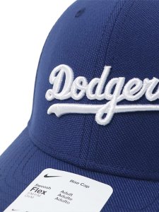 画像6: NIKE DRI-FIT RISE STRUCTURED SWOOSH FLEX CAP DODGERS LOYAL BLUE (6)