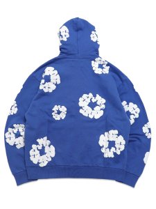 画像2: 【送料無料】DENIM TEARS COTTON WREATH ZIP HOODIE BLUE (2)