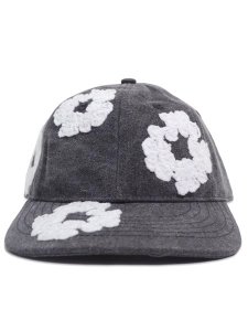 画像2: 【送料無料】DENIM TEARS CW GARMENT DYED CAP BLACK (2)