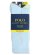 画像1: POLO RALPH LAUREN MINERAL WASH CREW 3PK SOCKS SOFT BLUE (1)