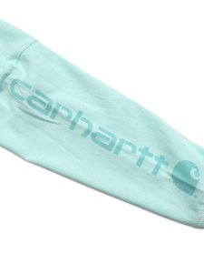 画像4: 【KIDS】CARHARTT KIDS TD LS GARMENT DYE POCKET TEE-MINT GREEN (4)
