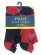 画像1: POLO RALPH LAUREN PERFORMANCE USA LOW CUT 6PK SOCKS (1)