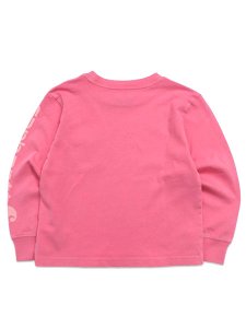 画像2: 【KIDS】CARHARTT KIDS CH LS GARMENT DYE POCKET TEE-PINK LEMON (2)