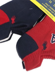画像3: POLO RALPH LAUREN PERFORMANCE USA LOW CUT 6PK SOCKS (3)
