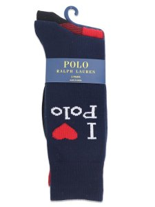 画像1: POLO RALPH LAUREN I LOVE POLO 2PK SOCKS (1)