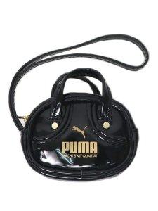画像1: PUMA 1976 0.2L GRIP BAG KEYCHAIN-PUMA BLACK/ARCHIVE GOLD (1)