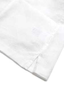 画像5: 【送料無料】REIGNING CHAMP LINEN RETREAT RELAXED CAMP SHIRT WHITE (5)