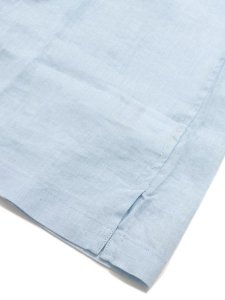 画像5: 【送料無料】REIGNING CHAMP LINEN RETREAT RELAXED CAMP SHIRT LIGHT BLUE (5)