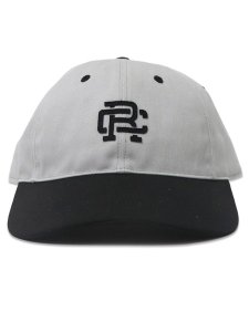 画像2: REIGNING CHAMP COLOUR BLOCK MONOGRAM STRAPBACK CAP CONCRETE/BLACK (2)