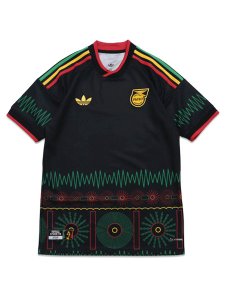 画像1: 【送料無料】ADIDAS JAMAICA 2026 BOB MARLEY AWAY JERSEY-BLACK (1)