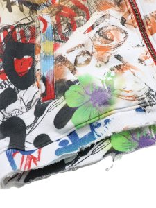 画像6: 【送料無料】GFA MANASSEH CHAOS ZIP HOODIE WHITE (6)