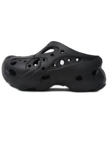 画像1: 【送料無料】crocs WMNS CAGED CLOG BLACK (1)
