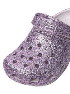 画像5: 【KIDS】crocs TODDLER CLASSIC  CHUNKY GLITTER GRAPE ICE (5)