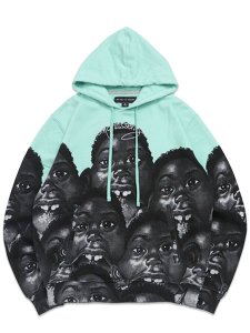画像1: 【送料無料】GFA MANASSEH THE CREW HOODIE ICE GREEN (1)
