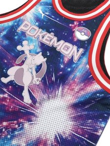 画像3: 【送料無料】PUMA POKEMON HOOPS MEWTWO JERSEY-PUMA BLACK/AOP (3)