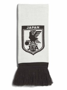 画像1: ADIDAS JAPAN 2026 AWAY SCARF-OFF WHITE/BLACK (1)