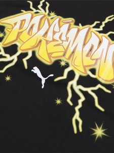 画像4: PUMA POKEMON HOOPS PIKACHU TEE-PUMA BLACK (4)
