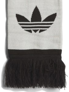 画像3: ADIDAS JAPAN 2026 AWAY SCARF-OFF WHITE/BLACK (3)
