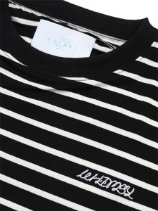 画像3: 【送料無料】WHIMSY SOCKS RAYON BORDER TEE BLACK (3)