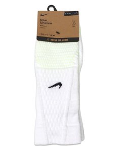 画像1: NIKE UNICORN CUSHIONED CREW SOCKS-WHITE/VOLT/BLACK (1)
