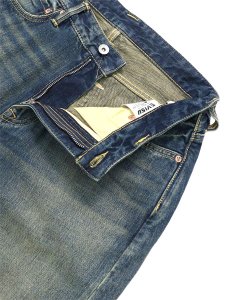 画像4: 【送料無料】EVISU E.J. WASHED BONDAGE JEANS MID TONE INDIGO (4)