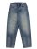 画像2: 【送料無料】EVISU 7-POCKET DAICOCK SHADOW WASHED JEANS LT TONE INDIGO (2)
