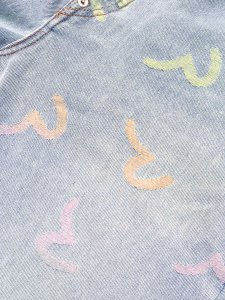 画像6: 【送料無料】EVISU ALLOVER SEAGULL JACQUARD DENIM SHORTS INDIGO (6)