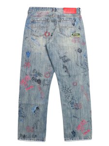 画像2: 【送料無料】BLDG4 CAPITAL JEAN STEEL WASH (2)