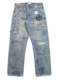 画像1: 【送料無料】BLDG4 CAPITAL JEAN STEEL WASH (1)