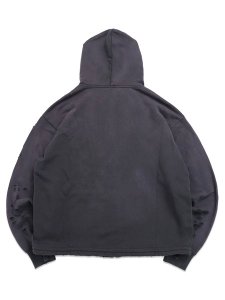画像2: 【送料無料】BLDG4 LA CHATEAU HOODIE CHARCOAL ART (2)