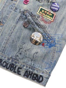 画像4: 【送料無料】BLDG4 ORPHEUM JACKET STEEL WASH (4)