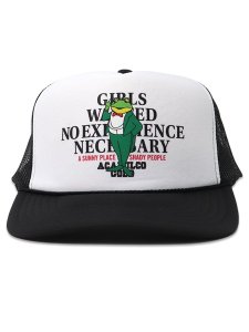画像2: ACAPULCO GOLD MACK-D TRUCKER CAP BLACK/WHITE (2)