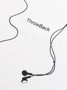 画像3: THROWBACK EARPHONES TEE WHITE (3)