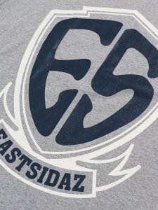 画像3: 【送料無料】WEST WEAR ES LOGO L/S TEE GRAY/NAVY/WHITE (3)