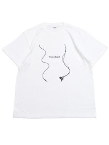 画像1: THROWBACK EARPHONES TEE WHITE (1)