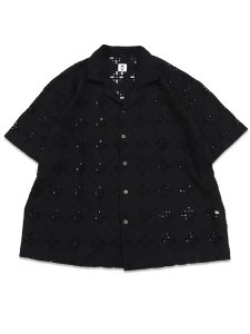 画像1: 【送料無料】EXPANSION MANHATTAN LUXOR SHIRTS BLACK EYELET (1)