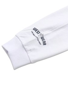 画像5: 【送料無料】WEST WEAR GFL LOGO L/S TEE WHITE/NAVY/SKY BLUE (5)