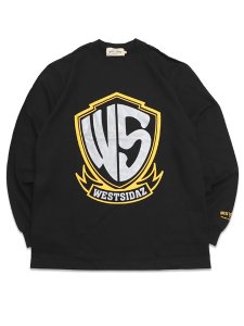画像1: 【送料無料】WEST WEAR WS LOGO L/S TEE BLACK/SILVER/YELLOW (1)
